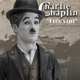 Charlie Chaplin A Dog’s Life Old & Rare Statue by Infinite Statue